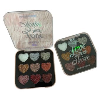 Rp Royal Paris Cosmetic Love To Shine 01 Toz Simli Işıltılı Far Paleti