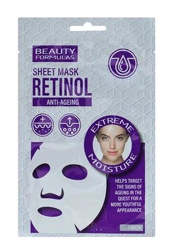 Beauty Formulas Retinol Nemlendiricili Kağıt Yüz Maskesi