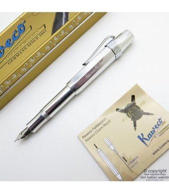 Kaweco 10000629 Al Sport Parlak Krom le Dolma Kalem