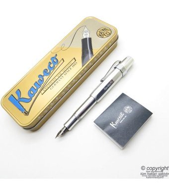 Kaweco 10000629 Al Sport Parlak Krom le Dolma Kalem