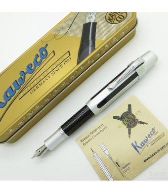 Kaweco 10000144 Ac Sport Siyah Gümüş le Dolma Kalem