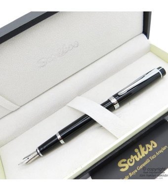 Scrikss 38 Siyah Krom Dolma Kalem