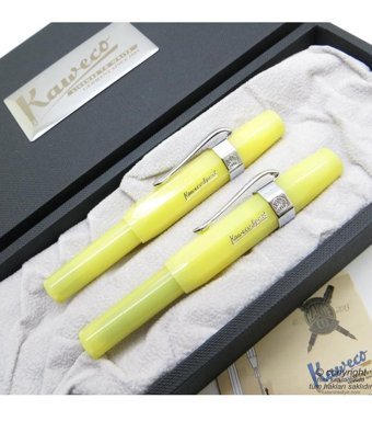 Kaweco Frosted Sport Açık Sarı Seti Roller Dolma Kalem