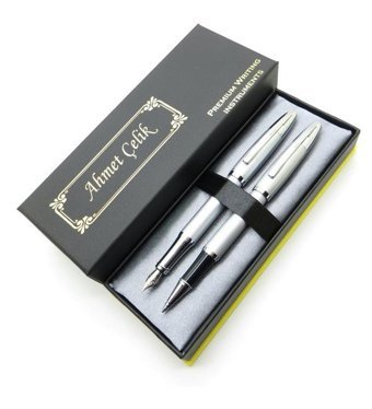 Wings Twin Dr318 Mat Krom Balıksırtı Dolma Kalem