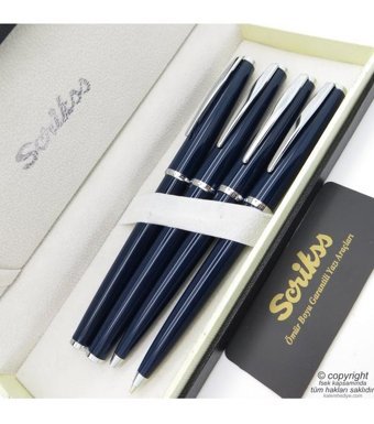 Scrikss 33 4'lü Set Lacivert Dolma Kalem