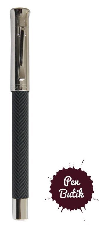 Faber-Castell Guilloche Ciselé Antrasit Dolma Kalem
