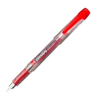 Platinum 0.3 mm Preppy Şeffaf Kırmızı Dolma Kalem