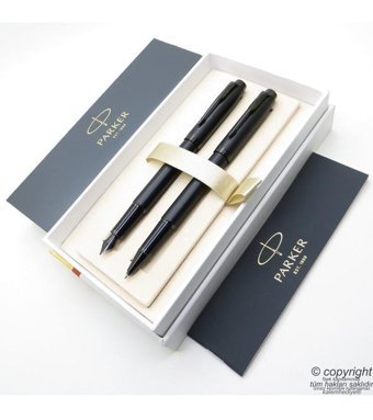 Parker Mat Metal Siyah Bt Dolma Kalem