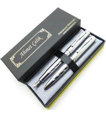 Wings Twin Deluxe Dt356 Parlak Krom Dolma Kalem