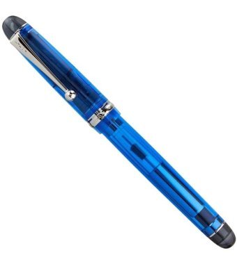 Pilot Custom 74 Transparent Mavi 14K Altın M Uç Dolma Kalem