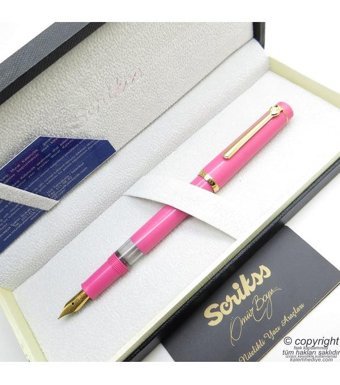 Scrikss 419 Pembe Altın - Scrikss Dolma Kalem