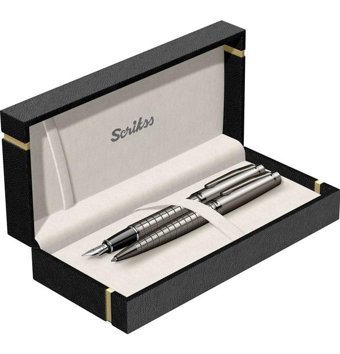 Scrikks 38 Karbon Gri -Tükemmez Set Dolma Kalem