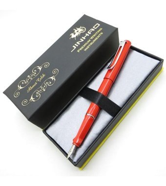 Jinhao Tam Metal Kırmızı Dolma Kalem