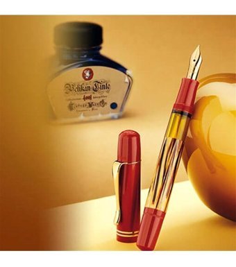 Pelikan M101N Tortoise Red Special Edition M Uç Dolma Kalem