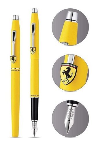 Cross Century Ferrari Mat Modena Sarı M Fr0086-118Ms Dolma Kalem