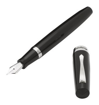 Montegrappa Elmo 0.2 Jet Siyah se2R3Ac Dolma Kalem