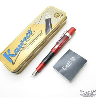 Kaweco 10000.358 Ac Sport Kırmızı-Siyah Dolma Kalem
