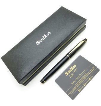 Scrikss 35 Mat Siyah Altın Scrikss Dolma Kalem