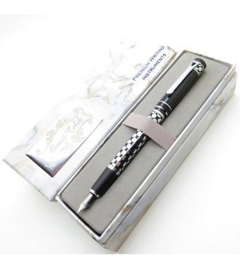Wings Marble Deluxe D417 Parlak Krom Puantiyeli m Dolma Kalem