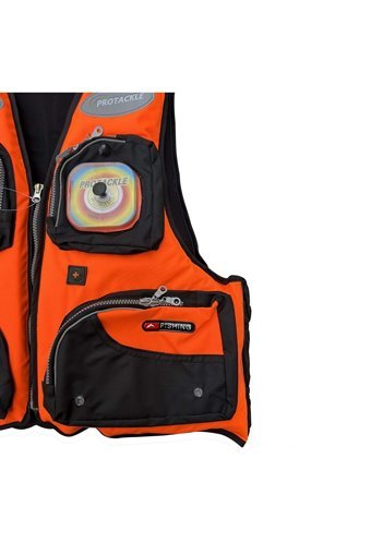 Protackle Fermuarlı Yetişkin Turuncu XL Can Yeleği
