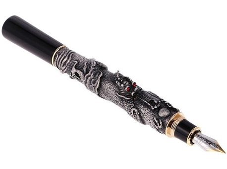 Suntek Lüks Jinhao Dragon / Uzun Bronz Basso Dolma Kalem