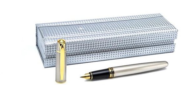 Steelpen Saten Altın Dolma Kalem