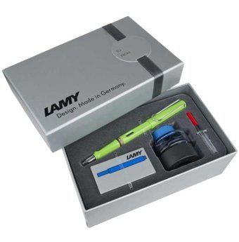 Lamy Safari Seti Yeşil 13Eyds-M Tek Ebat Dolma Kalem