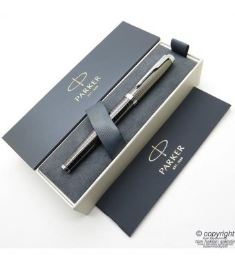 Parker Premium Titanyum Kurşun Gri l Dolma Kalem
