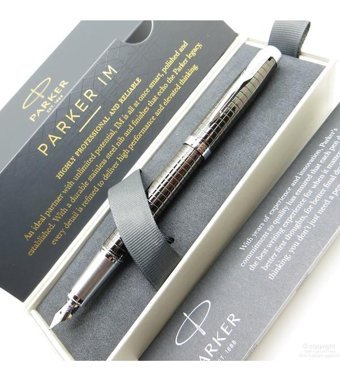 Parker Premium Titanyum Kurşun Gri l Dolma Kalem