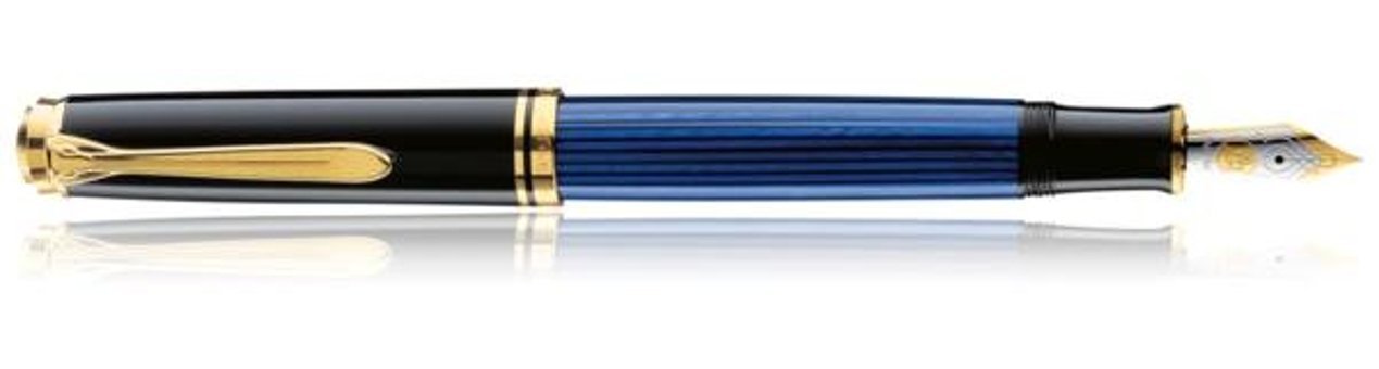 Pelikan Souveran Siyah-Mavi M800 Dolma Kalem