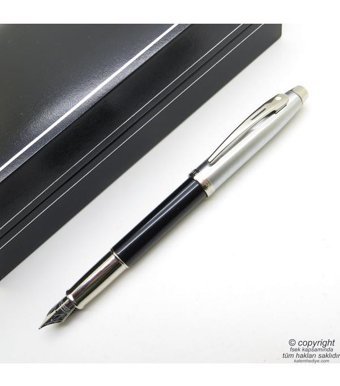 Sheaffer 100 Siyah Krom Dolma Kalem