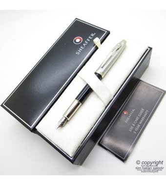 Sheaffer 100 Siyah Krom Dolma Kalem