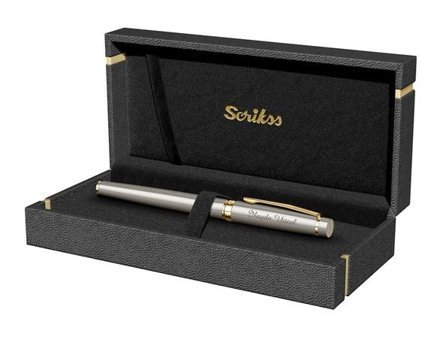 Scrikss Honour 38 Saten-Altın Dolma Kalem