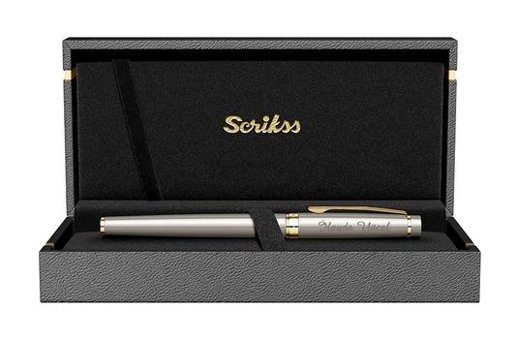 Scrikss Honour 38 Saten-Altın Dolma Kalem