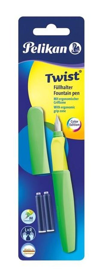 Pelikan Twist M Neon Yeşil P457-Ny Dolma Kalem