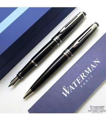 Waterman Expert 3 Lake Siyah Ct Dolma Kalem