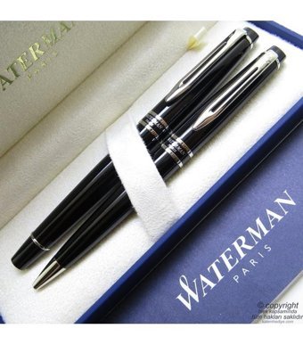 Waterman Expert 3 Lake Siyah Ct Dolma Kalem
