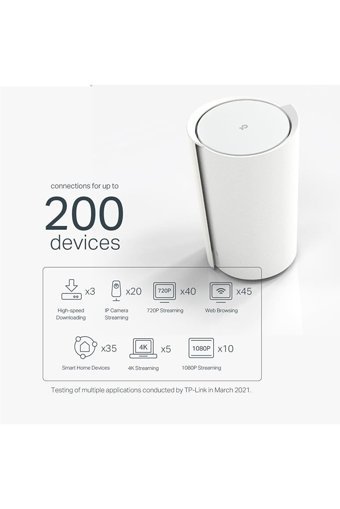 Tp-Link Deco X73-DSL 4 Port Dual Band 4804 Mbps Kablosuz VDSL2 Profile 35b Modem