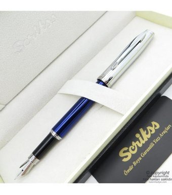 Scrikss 39 Lacivert Krom Scrikss l Dolma Kalem