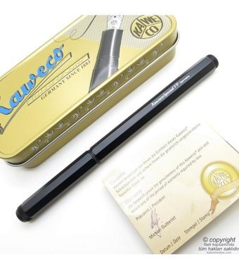 Kaweco 10000.528 Special Medium Alüminyum Siyah İsme Dolma Kalem