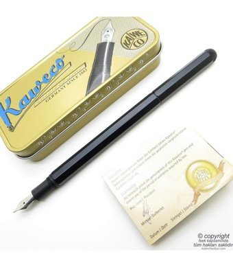 Kaweco 10000.528 Special Medium Alüminyum Siyah İsme Dolma Kalem