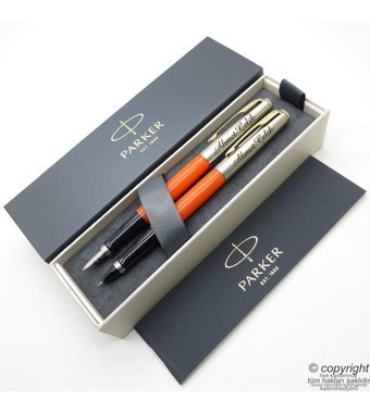 Parker Jotter Original Turuncu Gt Dolma Kalem