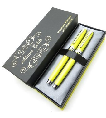Wings Twin Dr110 Parlak Sarı Krom Dolma Kalem