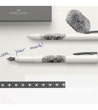 Faber-Castell 5191149340 Writink Resin Beyaz Dolma Kalem