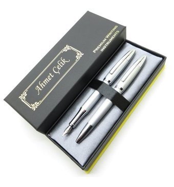 Wings Twin Dt316 Mat Krom Balıksırtı Dolma Kalem