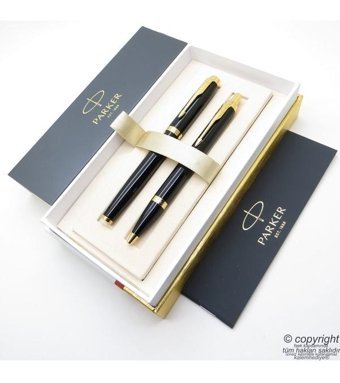 Parker Siyah Altın Metal Dolma Kalem