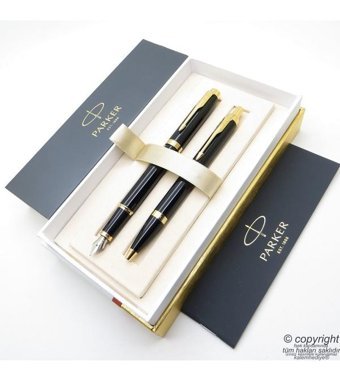 Parker Siyah Altın Metal Dolma Kalem