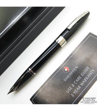 Sheaffer Legacy Ritage Siyah Krom Dolma Kalem
