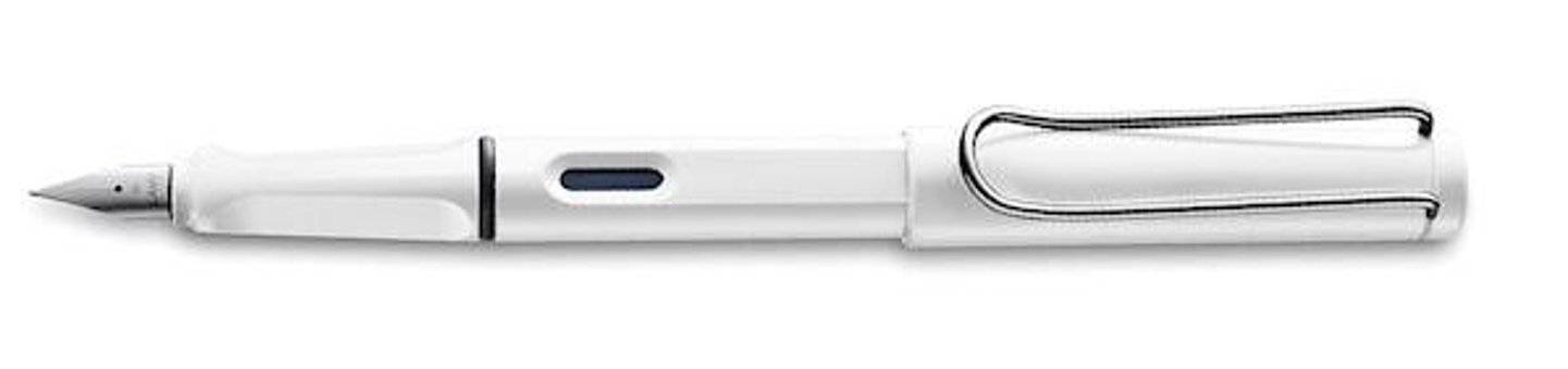 Lamy Safari Parlak Beyaz 19 B-B Dolma Kalem