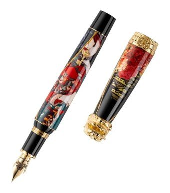 Montegrappa Bijo-To-Yaju Altın Kaplama Som Gümüş Dolma Kalem